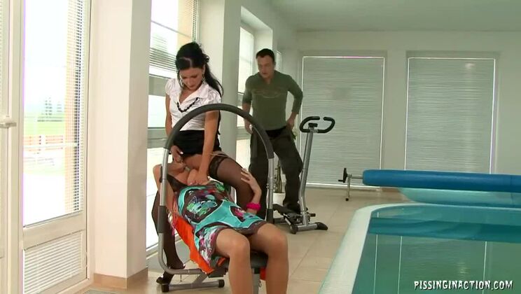 [Tainster] - Lena Cova & Liss White - Piss & Cum Fun - Lena Cova