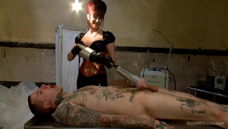 [DivineBitches] - John Jammen in BDSM Femdom Session - John Jammen - Madeline Marlowe - Maitresse Madeline