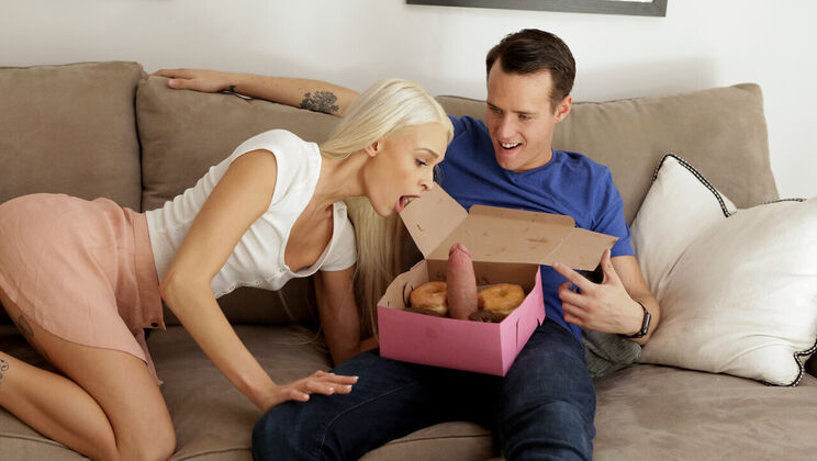 [StepSiblingsCaught] - POV Hardcore with Emma Hix's Blowjob - Emma Hix