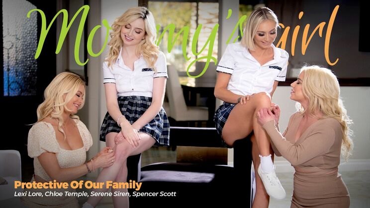 [Mommy'sGirl] - Stepmom Spencer Scott Shares Stepdaughters Lexi Lore & Serene Siren