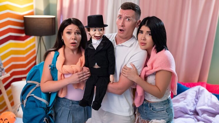 [FakeHostel] - Halloween Fuck: Brunettes with Athletic Bodies