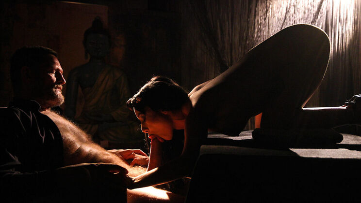 [SinfulXXX] - Sensual Kissing Leads to Doggystyle and Cumshot - Yanick Shaft - Cara Mella